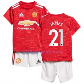 Maillot de Foot Manchester United Daniel James 21 Domicile 2020-21 - Enfant